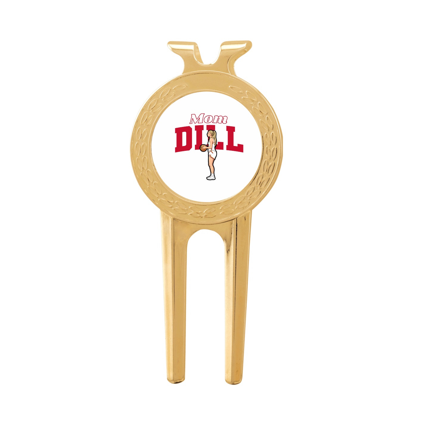 Divot Tool with Ball Marker — Mothers Day Block in Classic