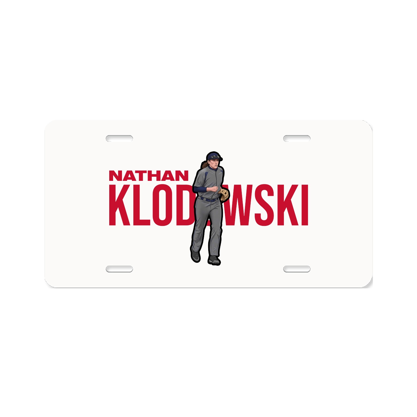 License Plate — Player Name in Classic