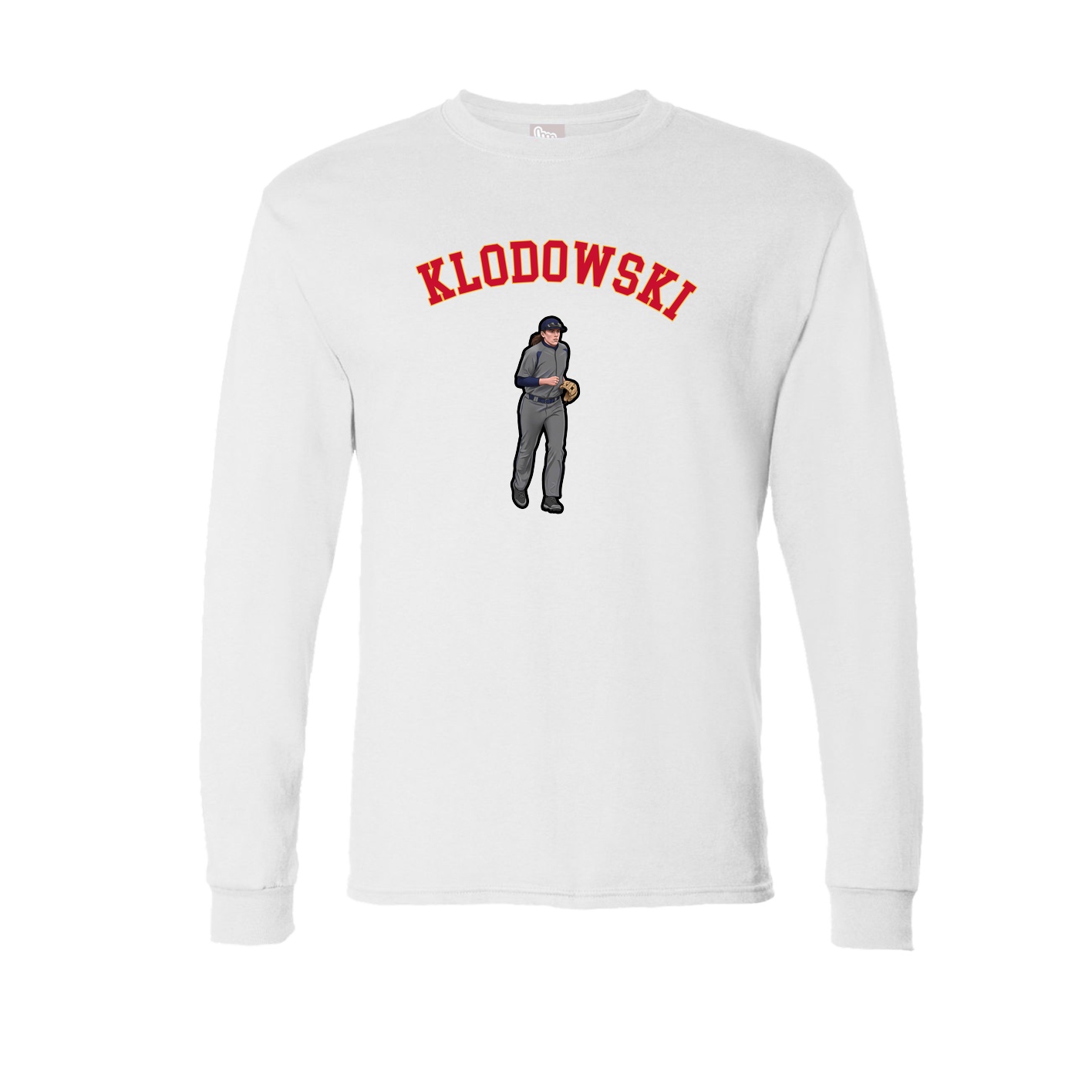 Long Sleeve Tee — Shirsey Arch in White