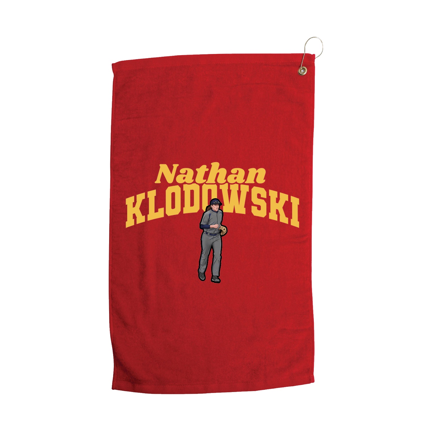 Golf Towel — Signature Arch in Red