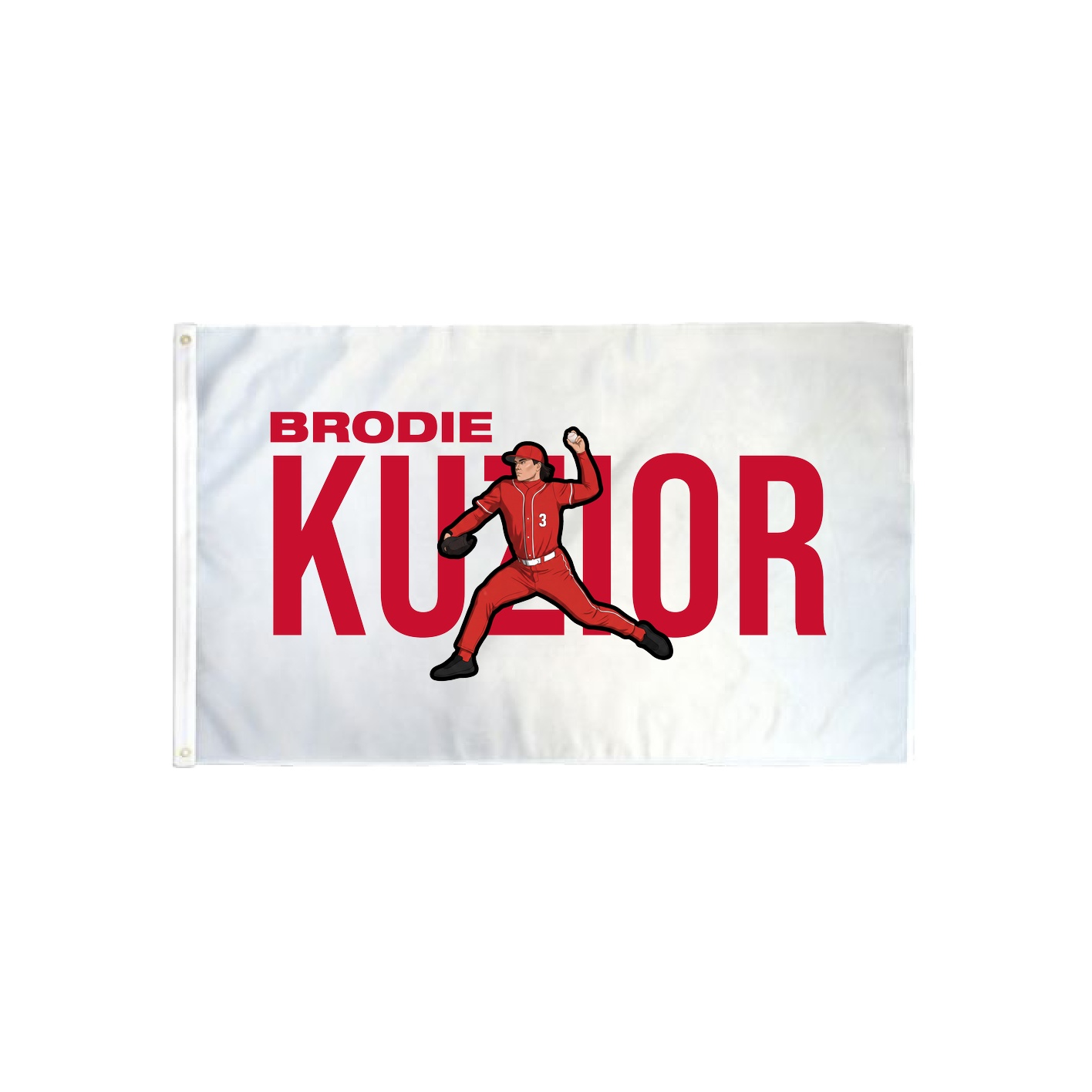 3x5 Flag — Player Name in Classic