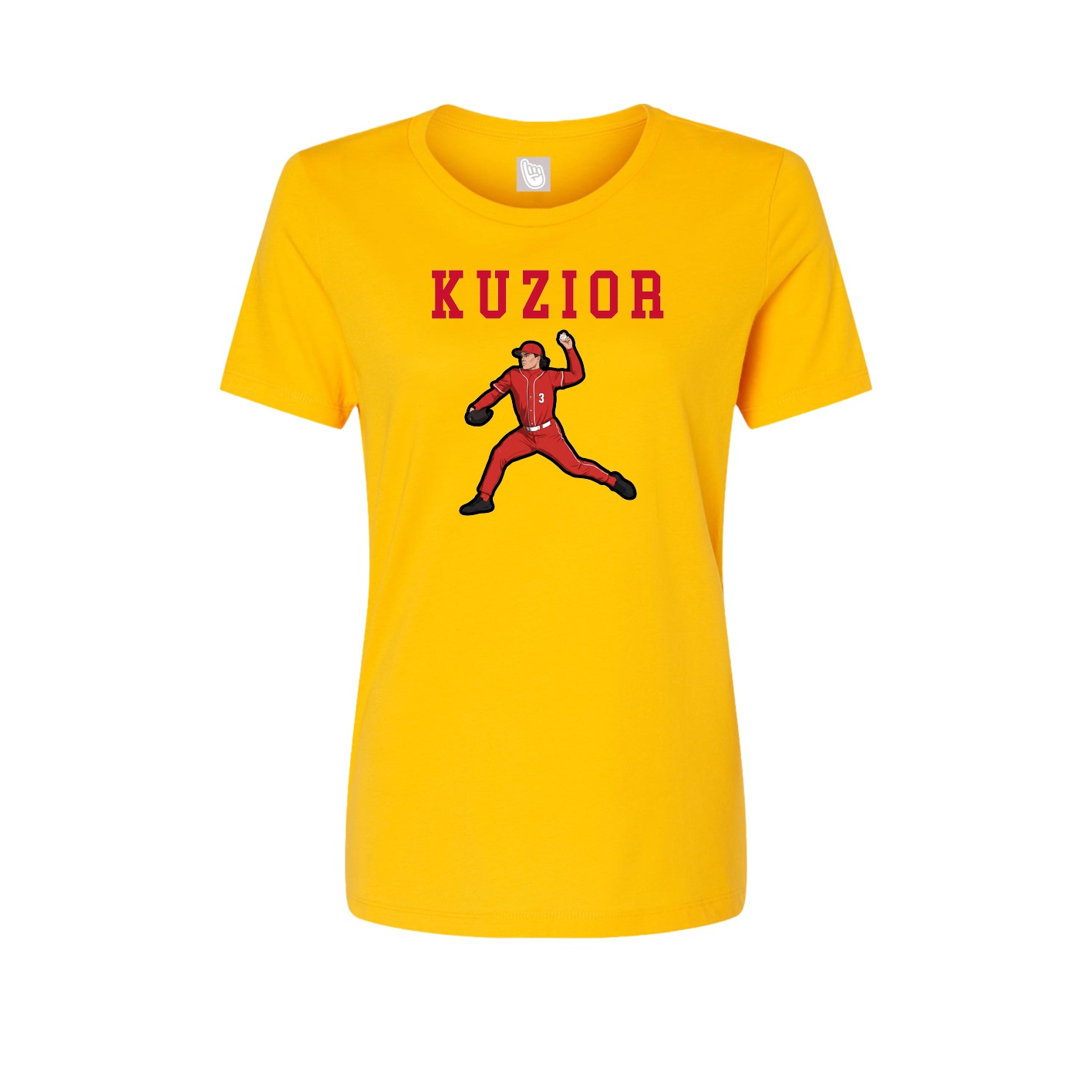 Fitted Women's Tee — Shirsey in Gold
