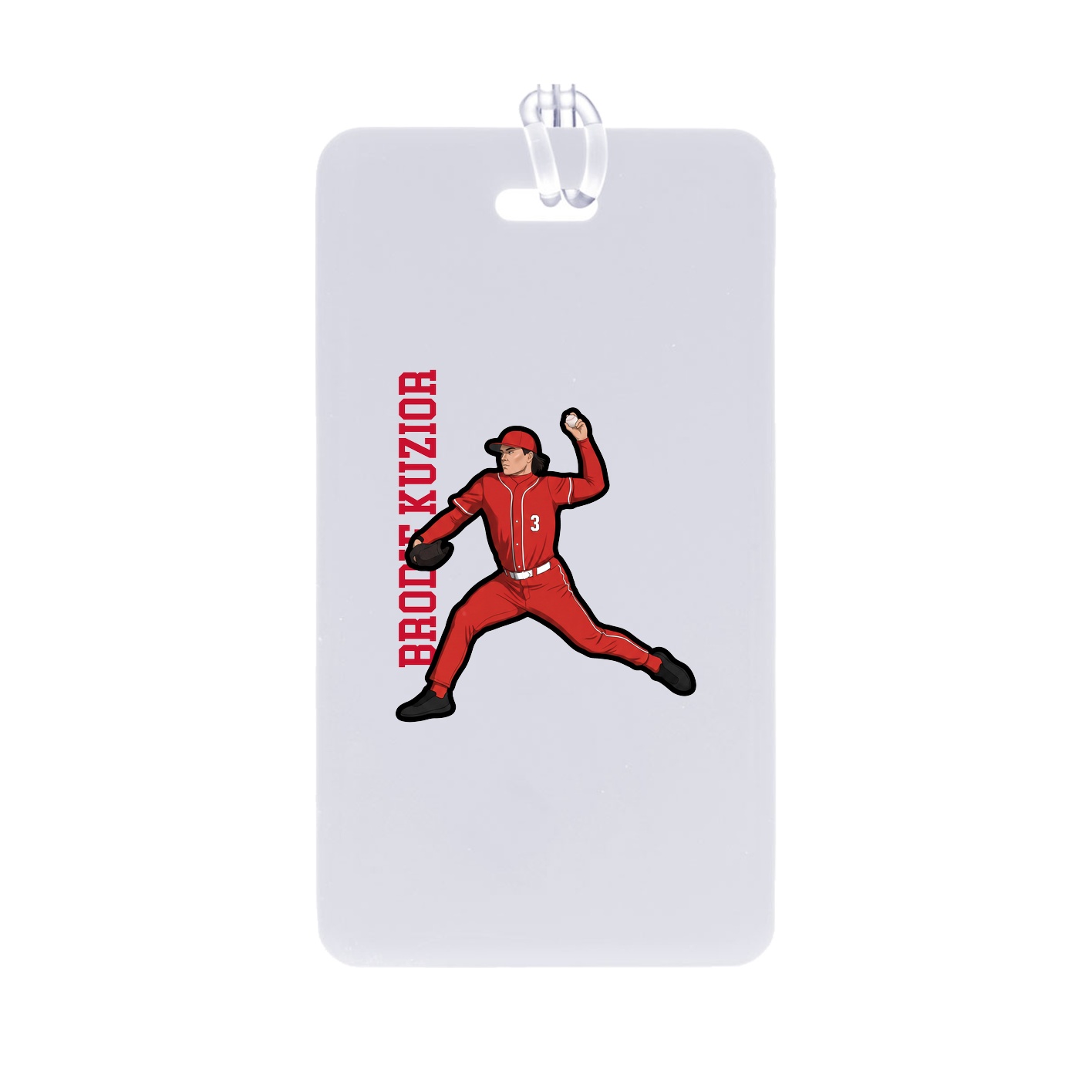 Bag Tag — Name Vertical in Classic