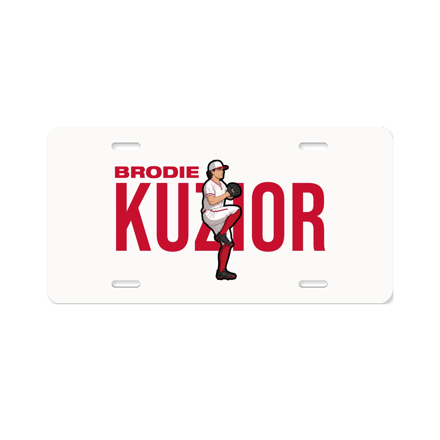 License Plate — Player Name in Classic