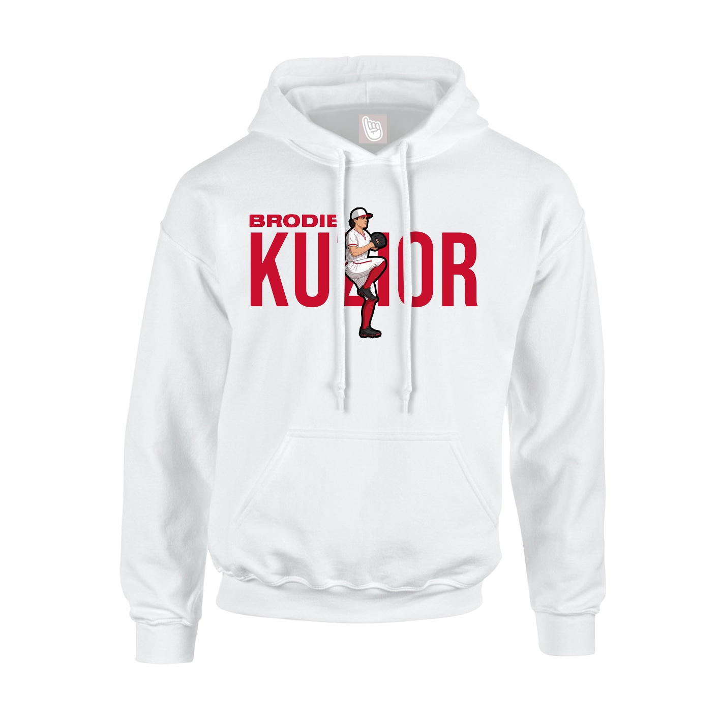 Hoodie — Player Name in White