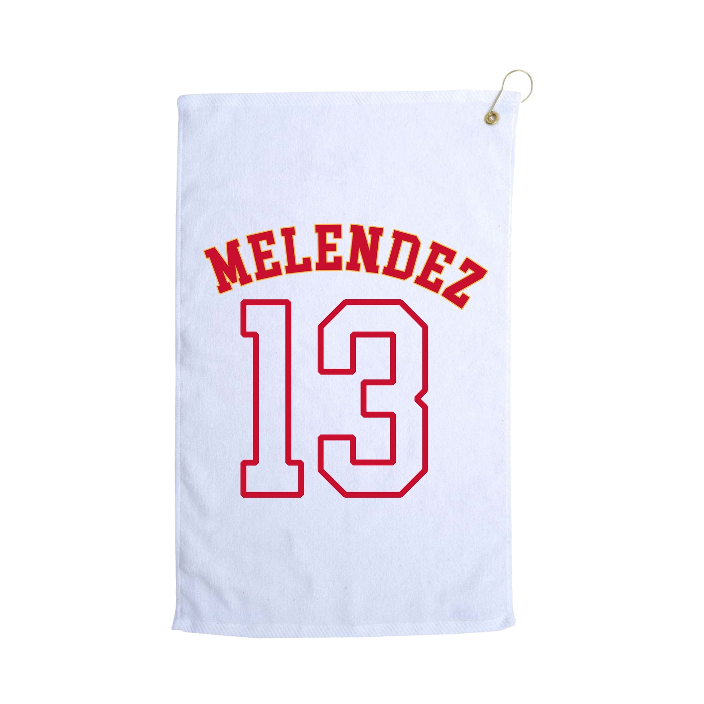 Golf Towel — Shirsey Arch in White