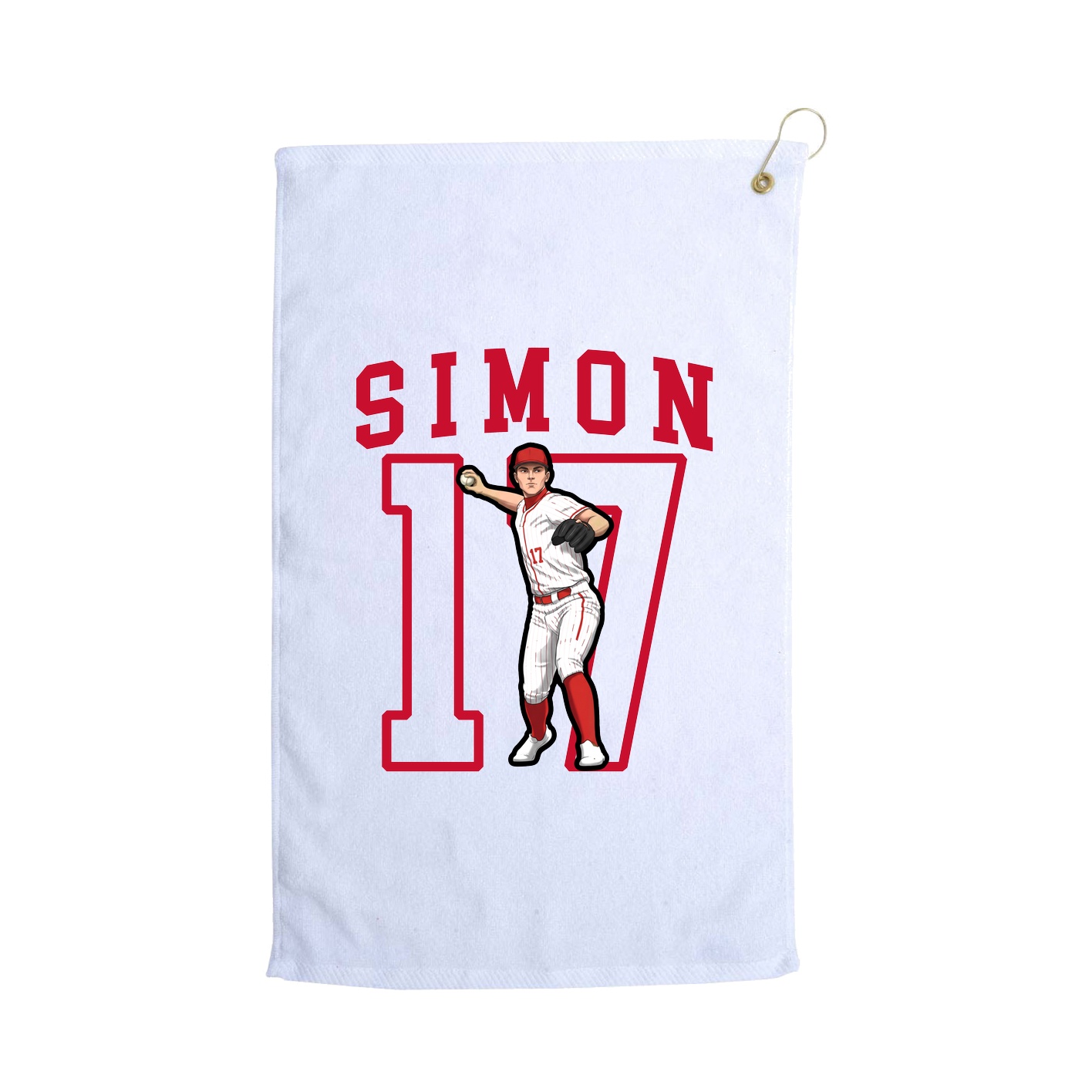 Golf Towel — Shirsey in White