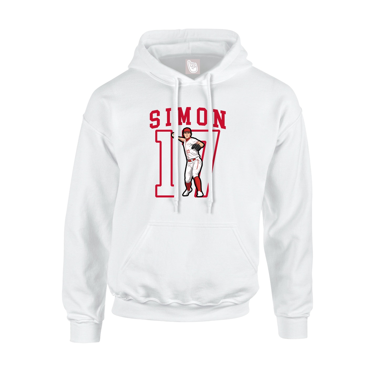Youth Hoodie — Shirsey in White