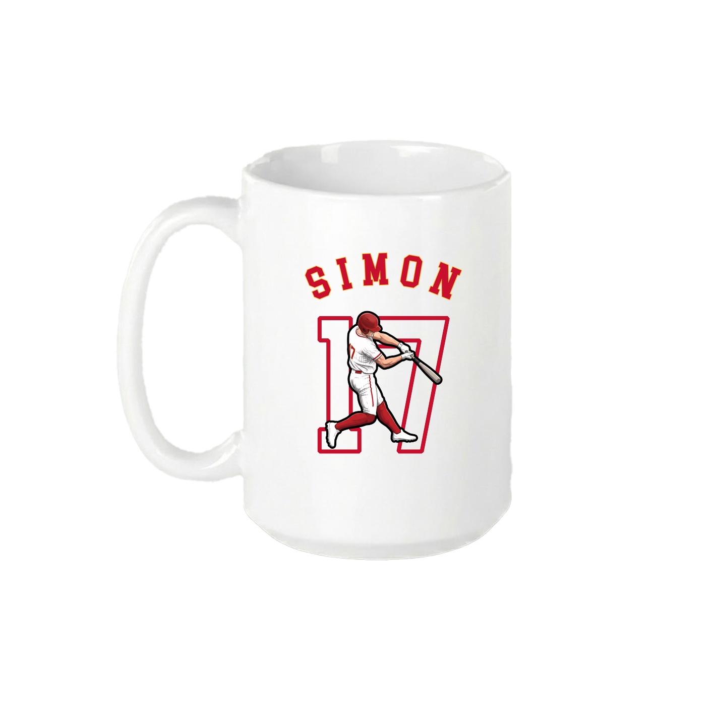 15oz Coffee Mug — Shirsey Arch in White