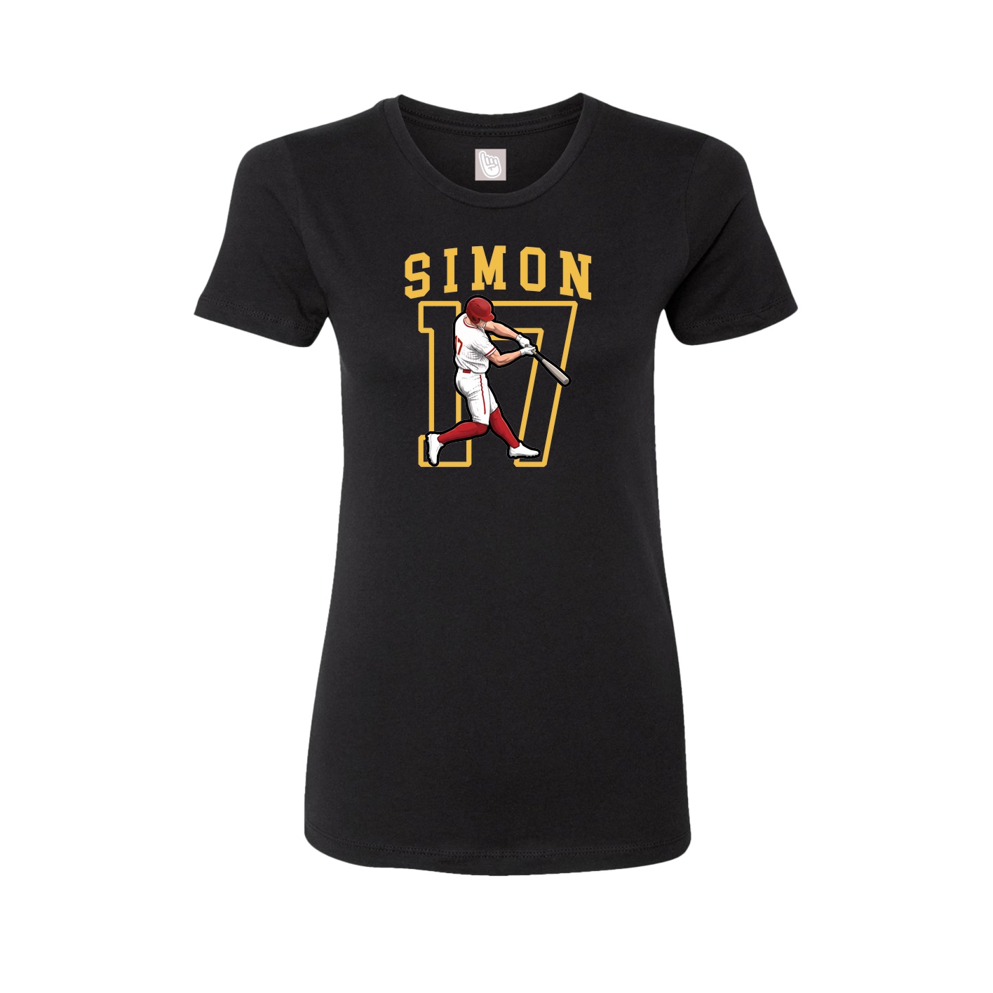 Fitted Women's Tee — Shirsey in Black