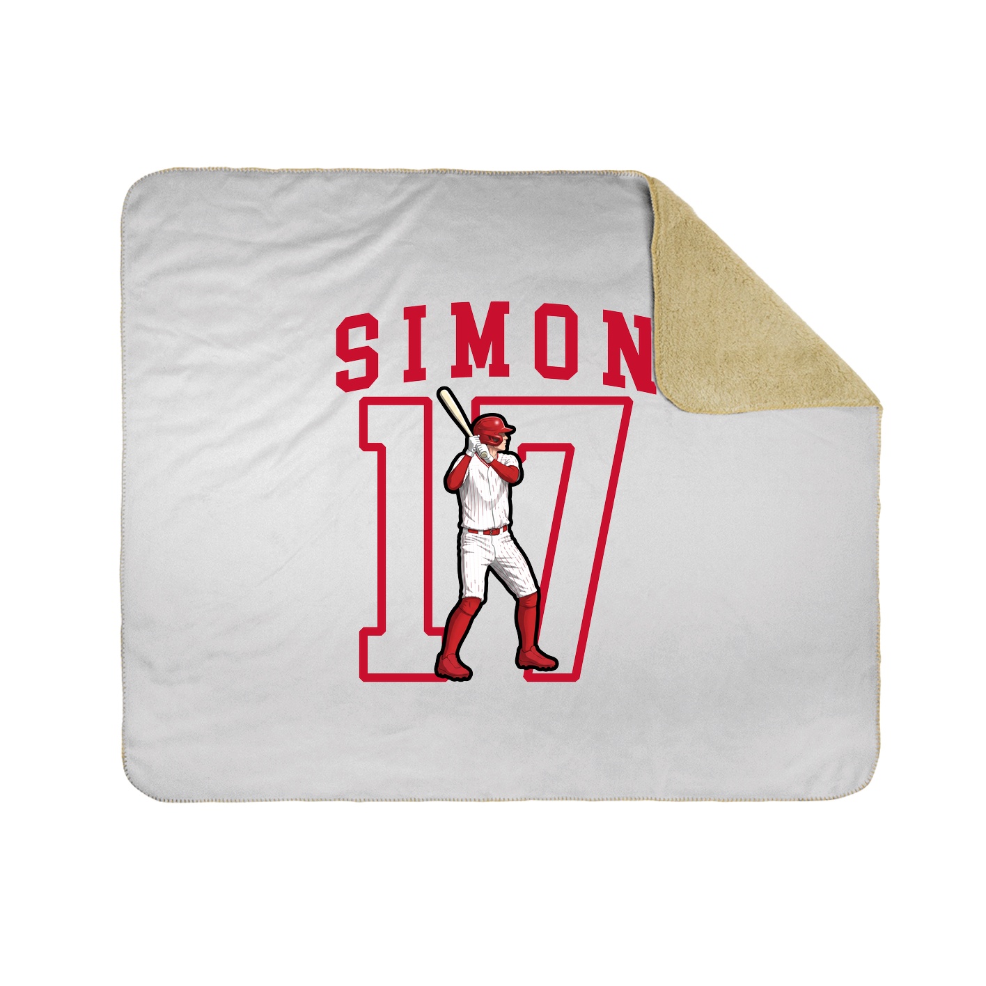 Throw Blanket — Shirsey in White