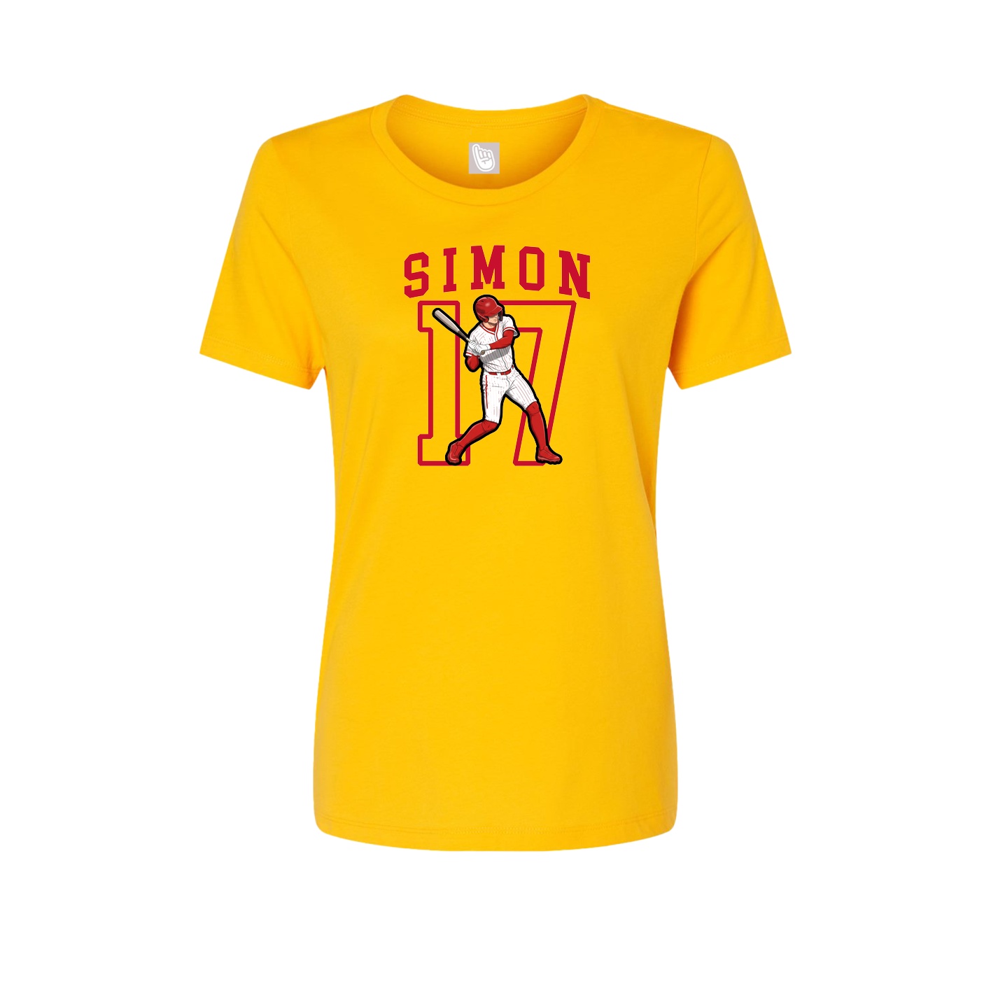 Fitted Women's Tee — Shirsey in Gold