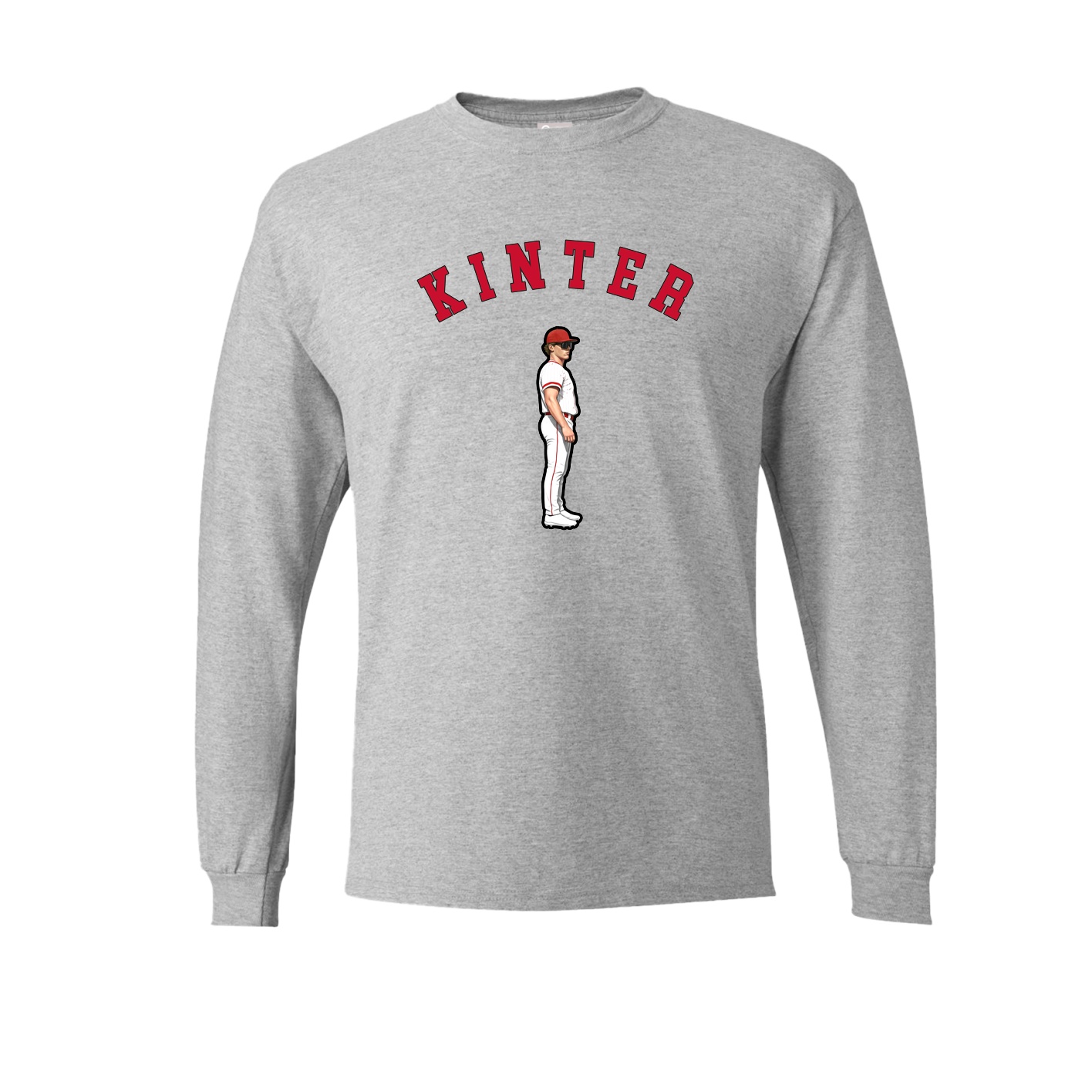Long Sleeve Tee — Shirsey Arch in Grey