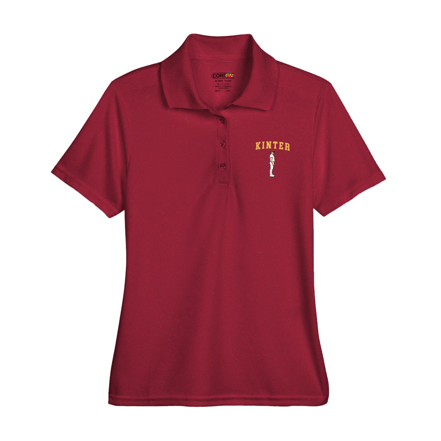 Womens Performance Polo — Shirsey in Red