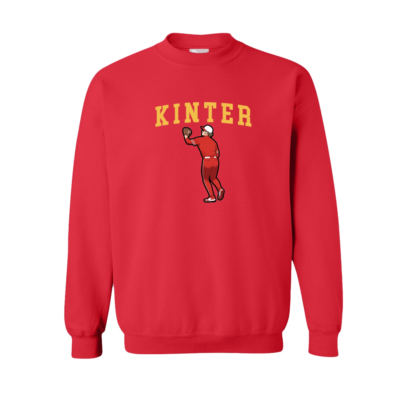 Fleece Crew — Shirsey in Red