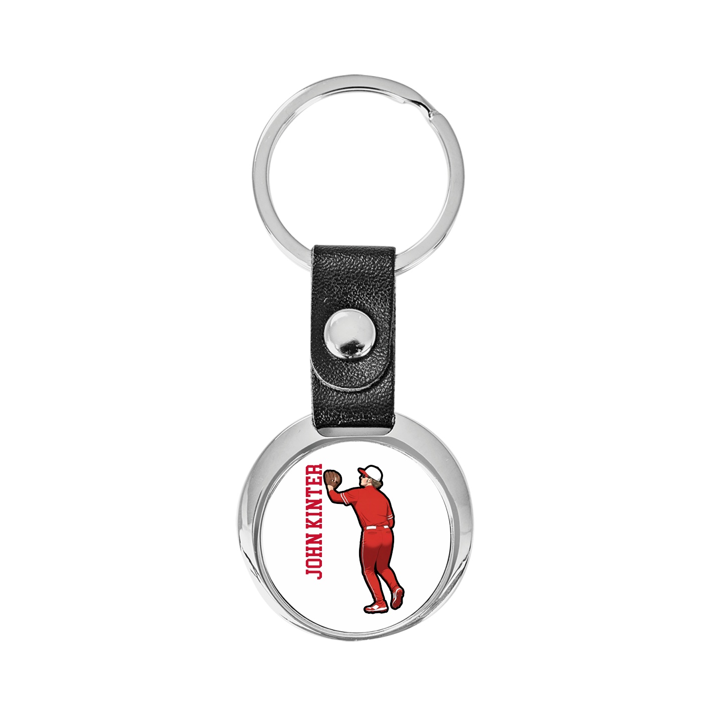 Key Chain — Name Vertical in Classic