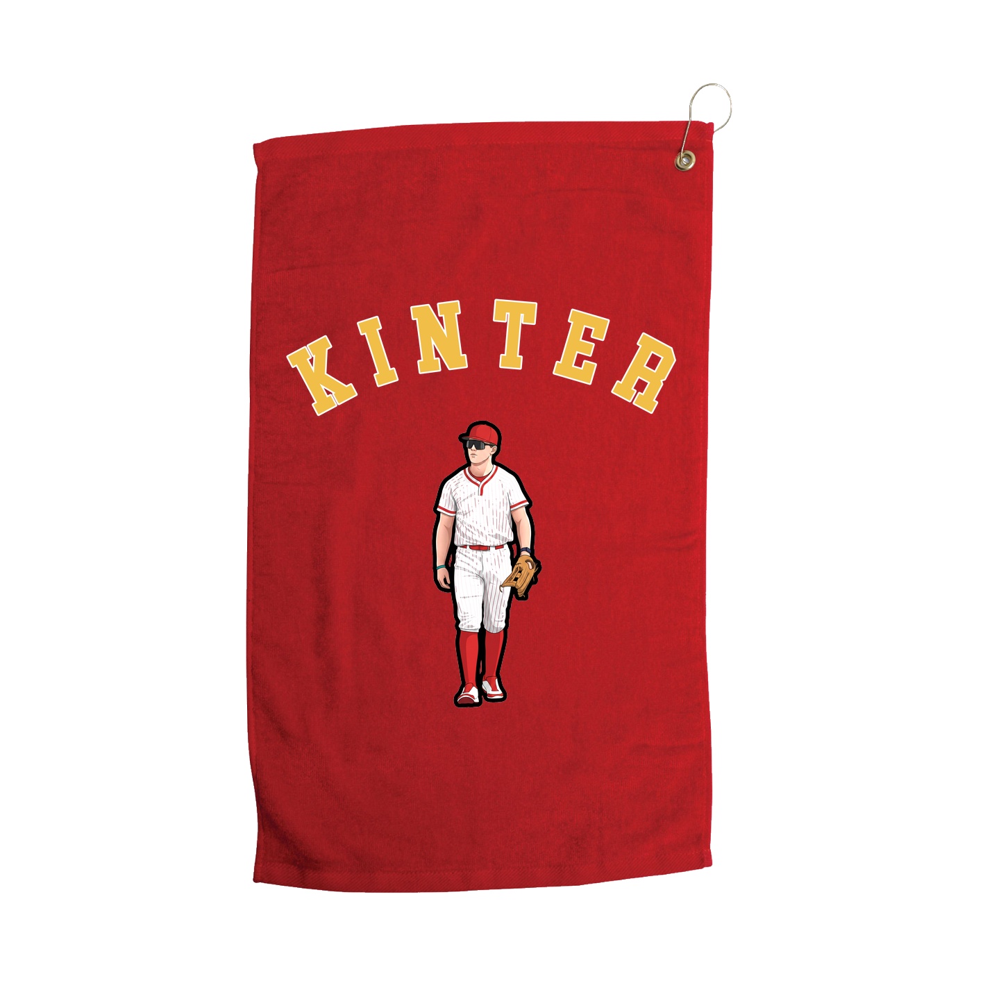 Golf Towel — Shirsey Arch in Red
