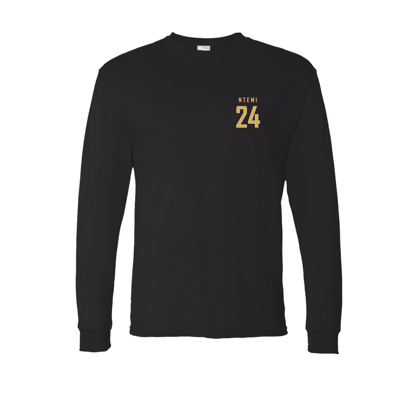 Long Sleeve Tee — Mesh Shirsey in Black
