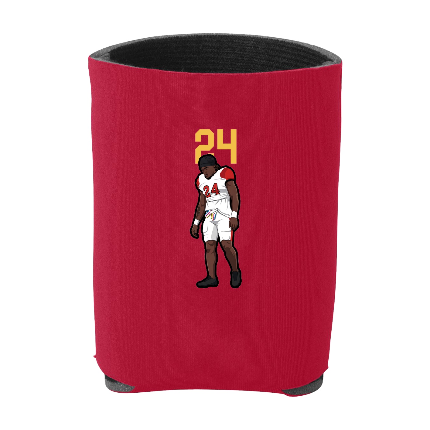 Can Holder — Number Top in Red
