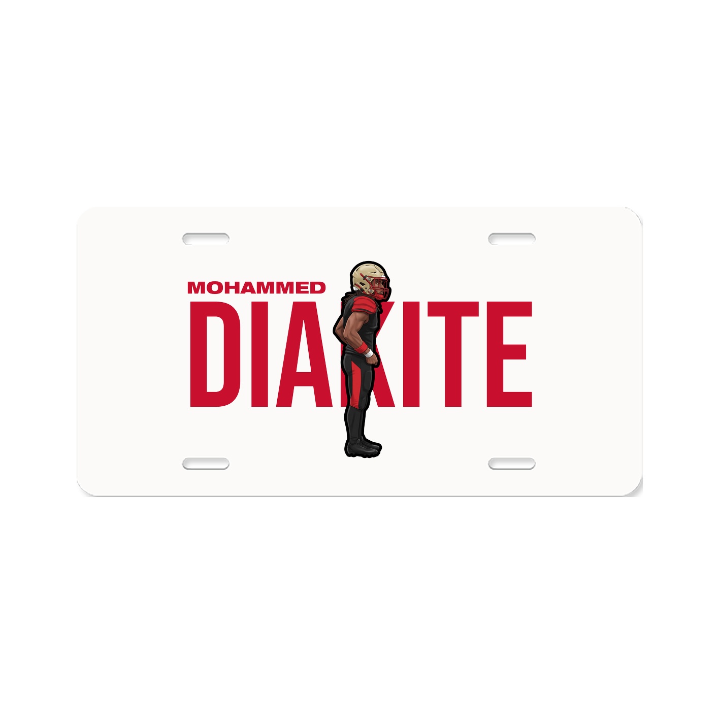 License Plate — Player Name in Classic