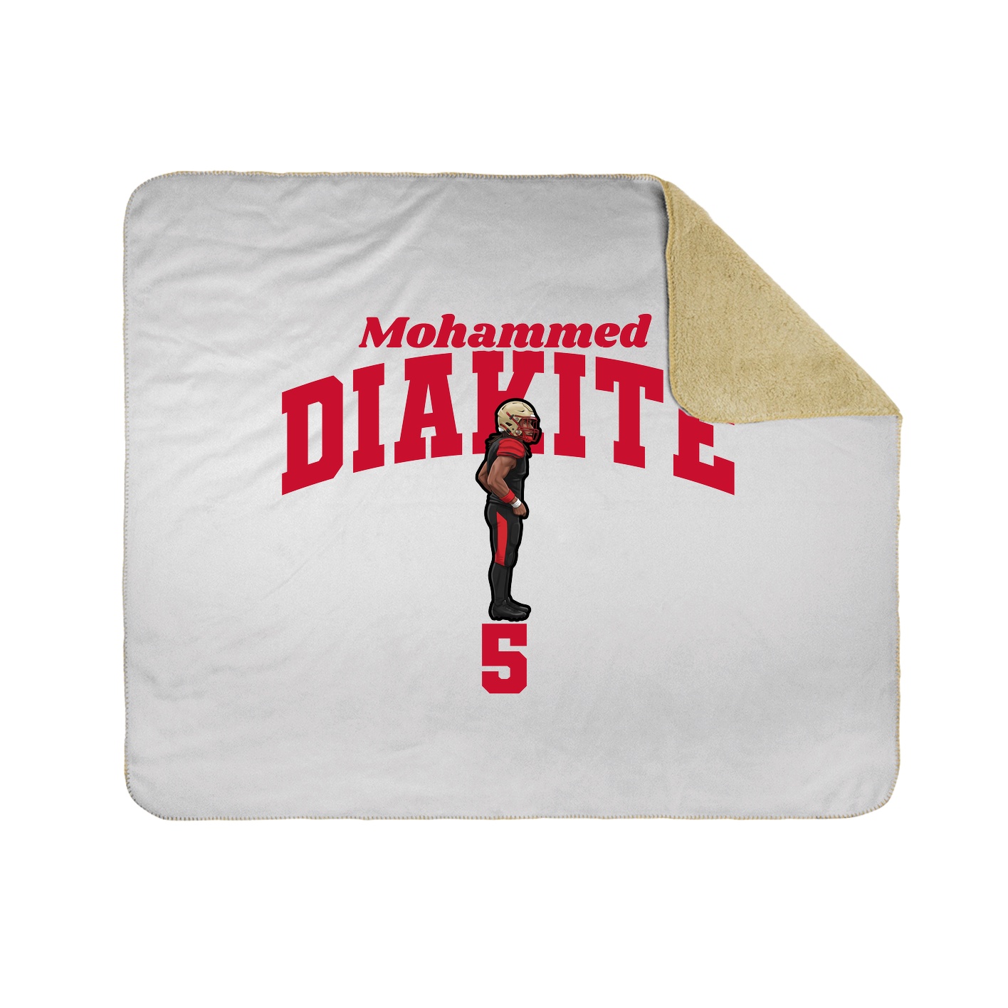 Throw Blanket — Signature Arch in White