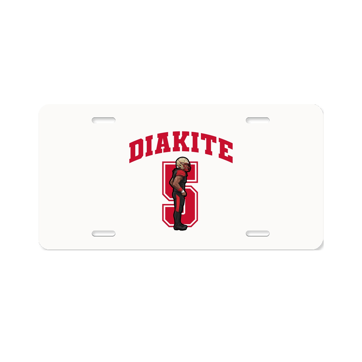 License Plate — Number in Classic