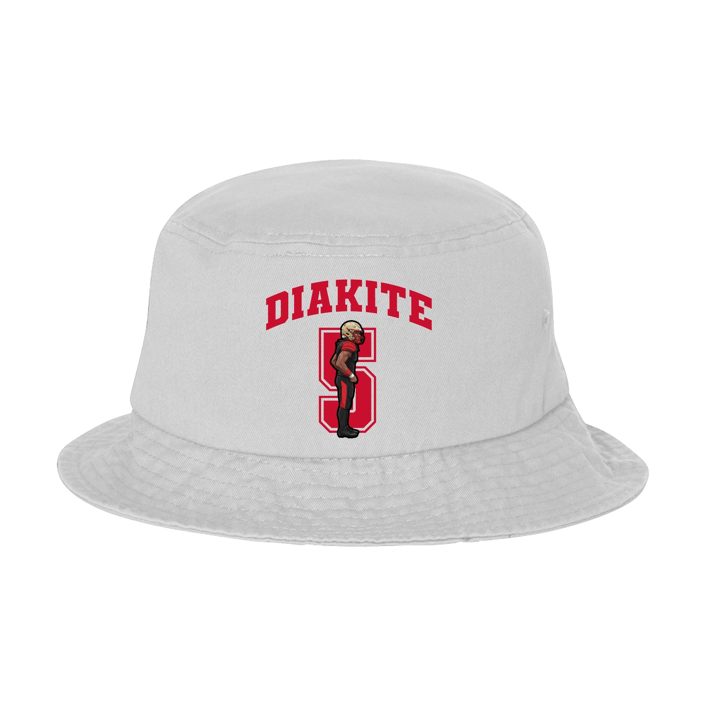 Bucket Cap — Number in White