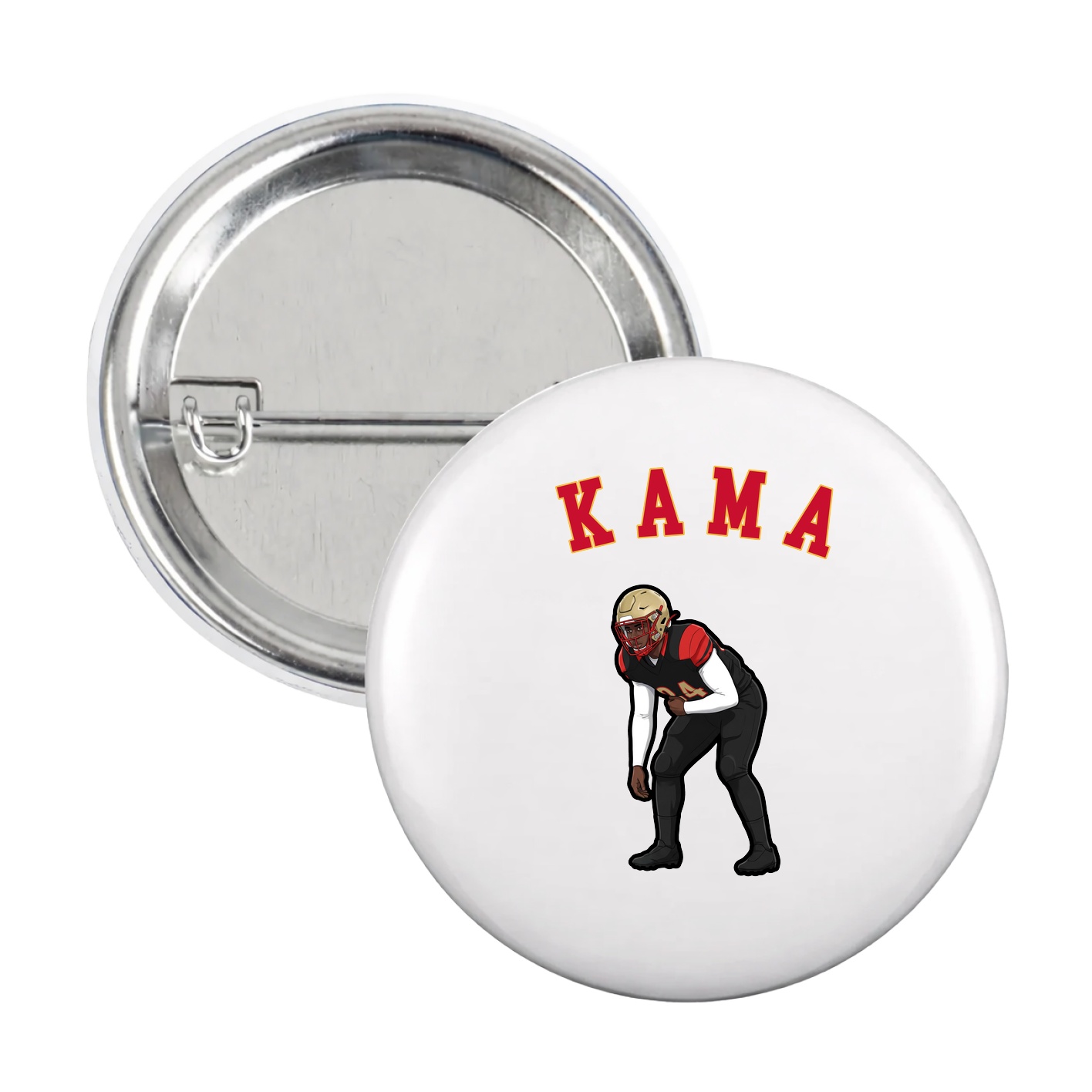 Game Day Button — Shirsey Arch in White
