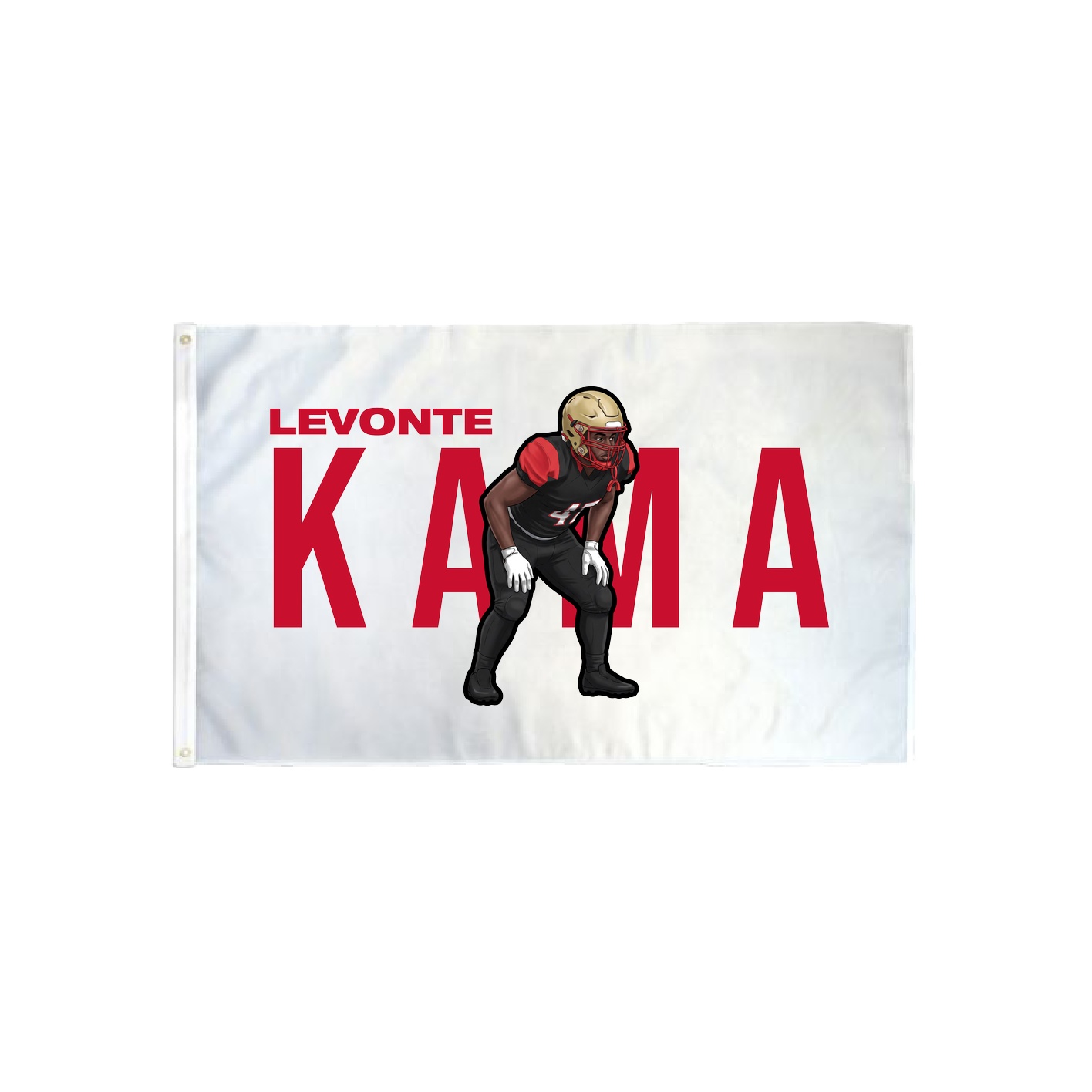 3x5 Flag — Player Name in Classic