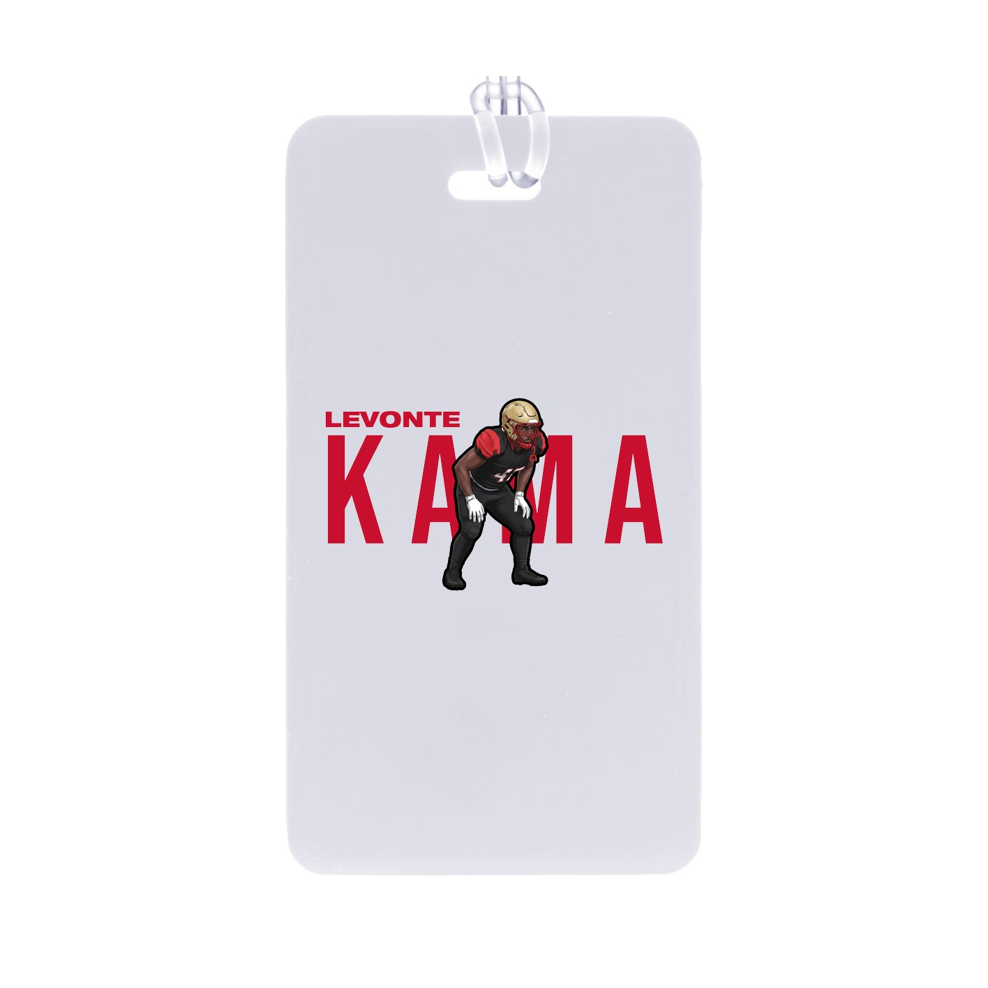 Bag Tag — Player Name in Classic