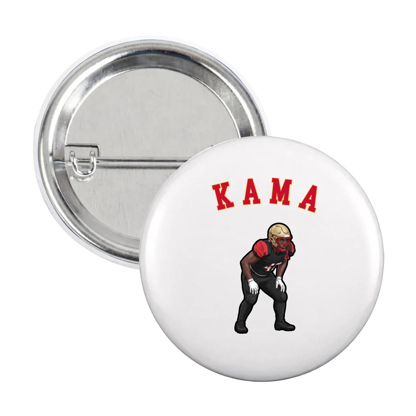 Game Day Button — Shirsey Arch in White