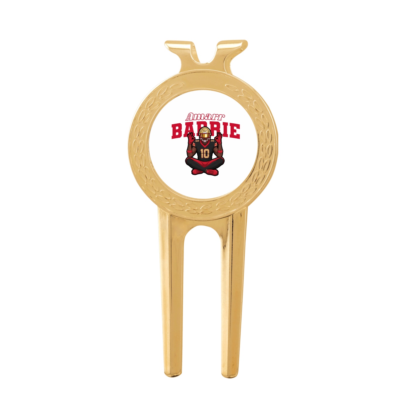 Divot Tool with Ball Marker — Name Arch in Classic