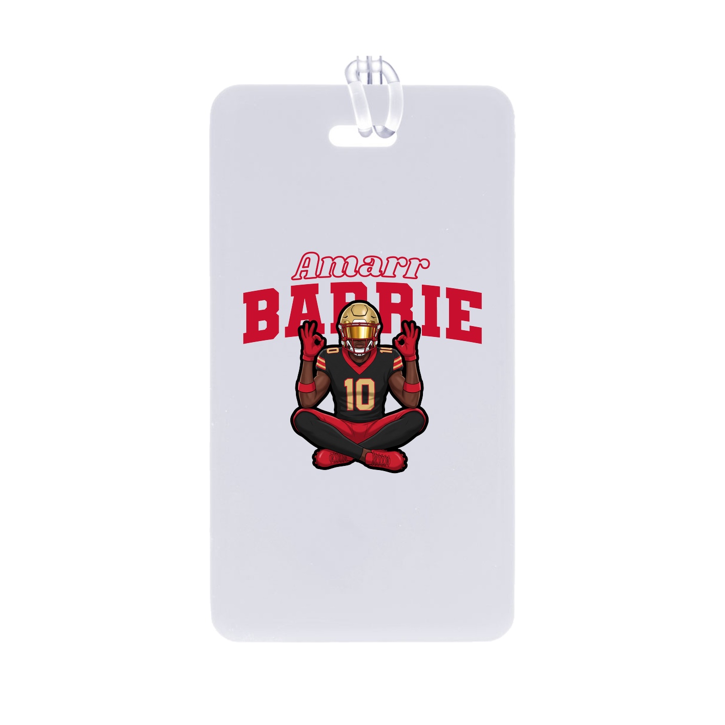 Bag Tag — Name Arch in Classic