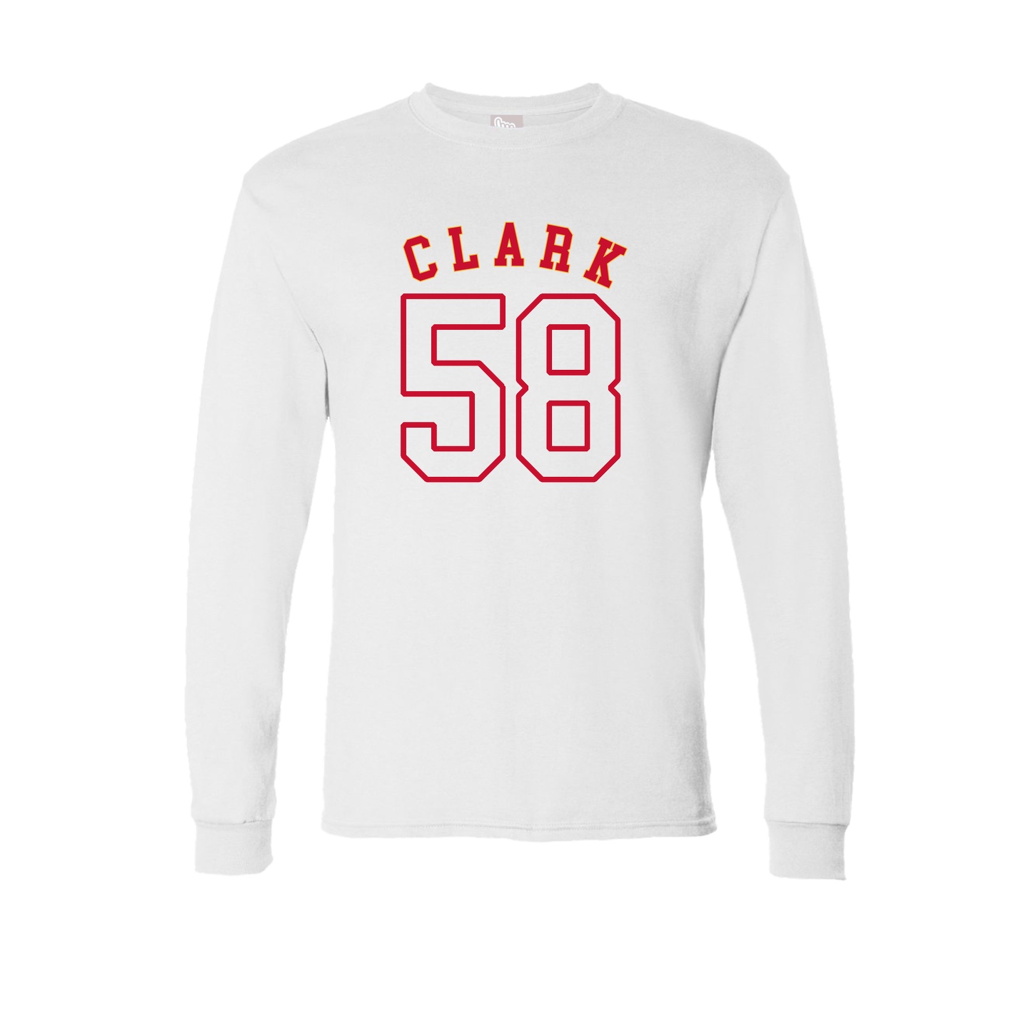 Long Sleeve Tee — Shirsey Arch in White