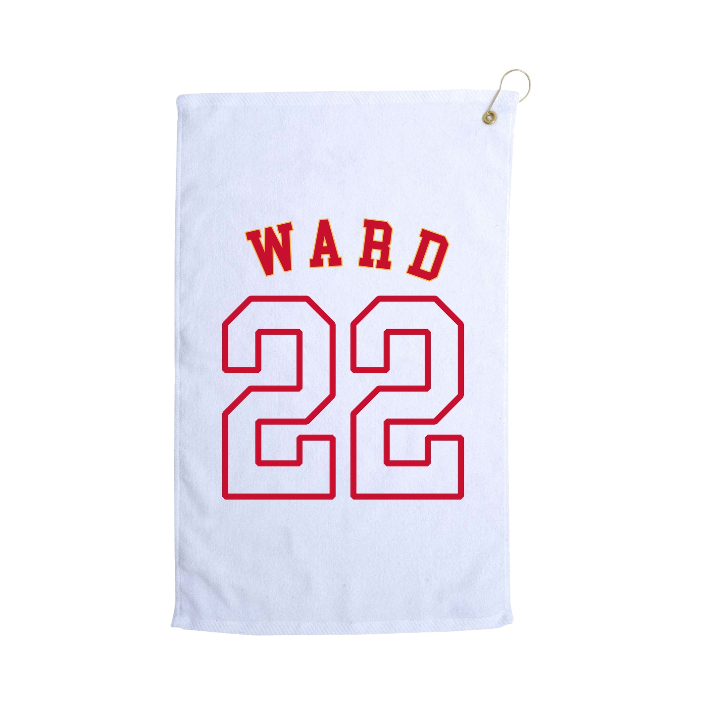 Golf Towel — Shirsey Arch in White