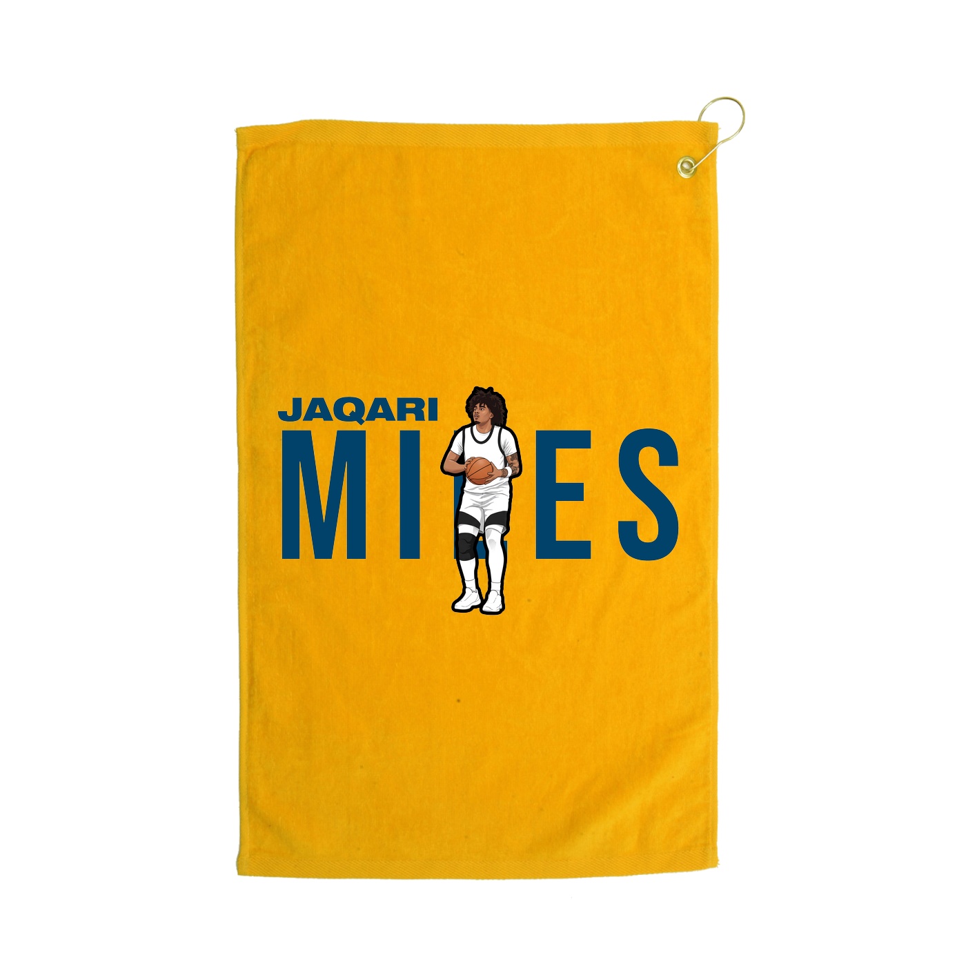 Golf Towel — Player Name in Gold