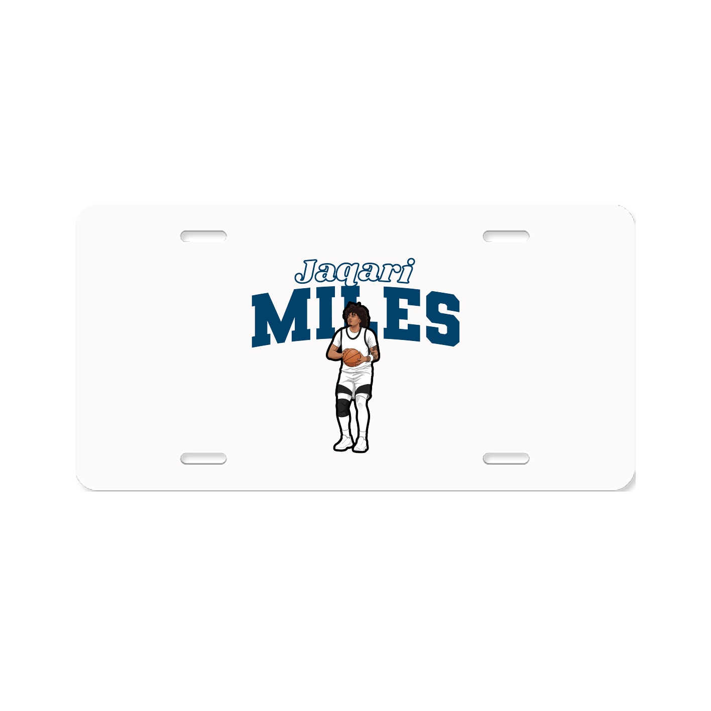 License Plate — Name Arch in Classic
