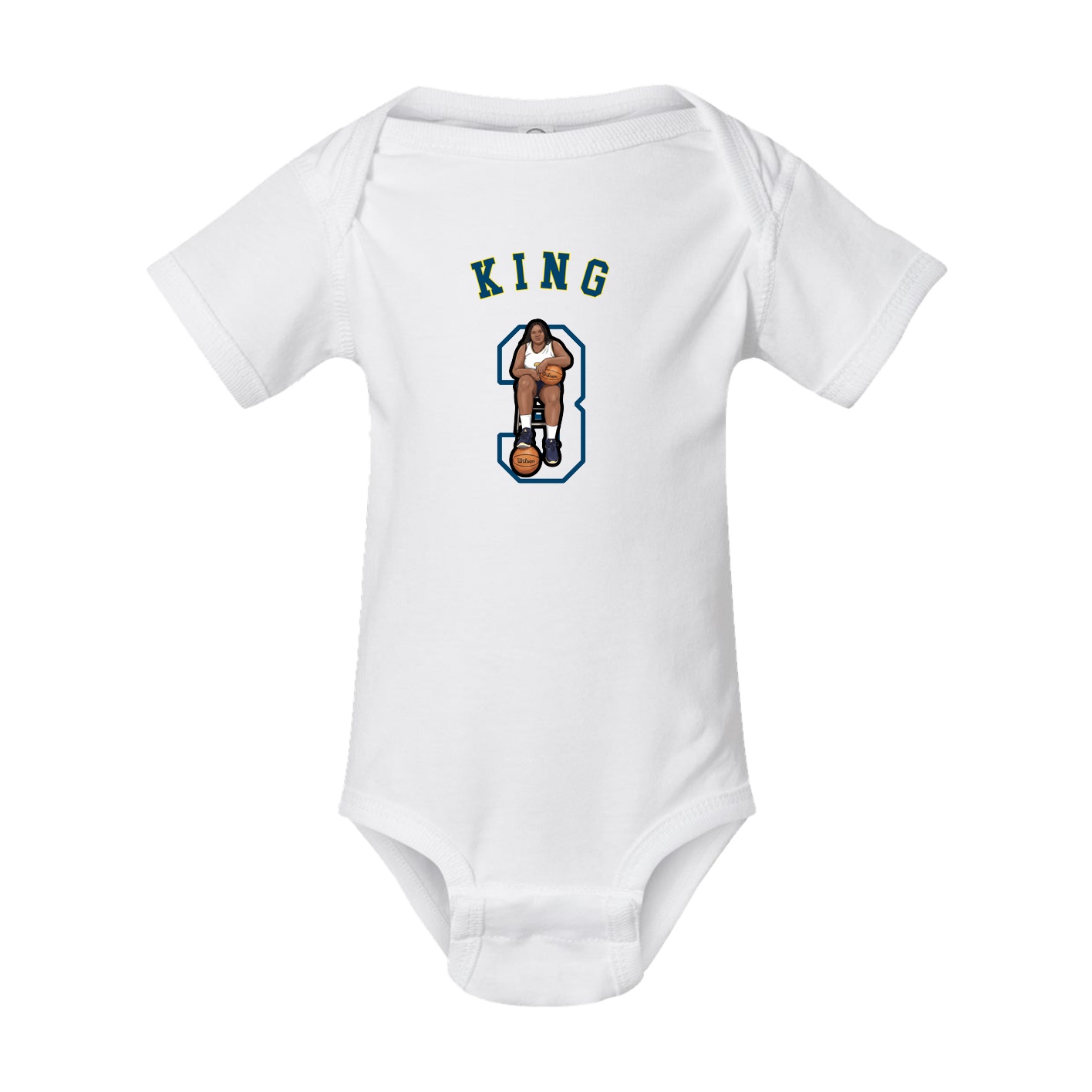 Baby Onesie — Shirsey Arch in White