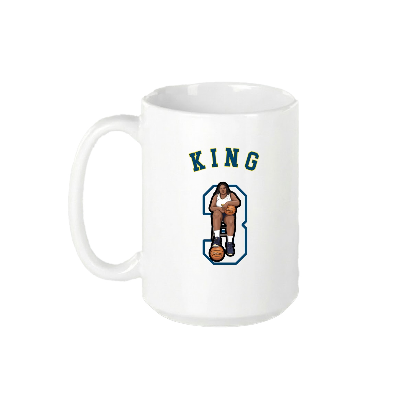 15oz Coffee Mug — Shirsey Arch in White