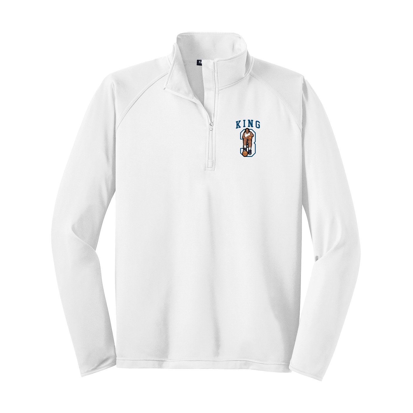 Q-Zip Pullover — Shirsey in White