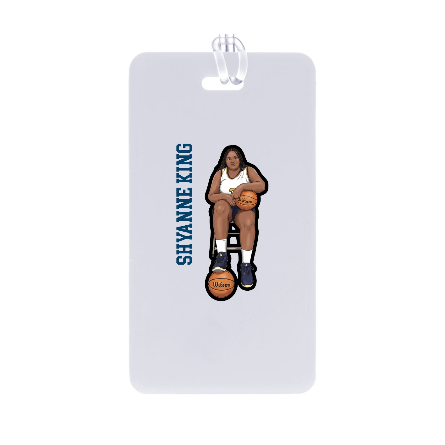 Bag Tag — Name Vertical in Classic