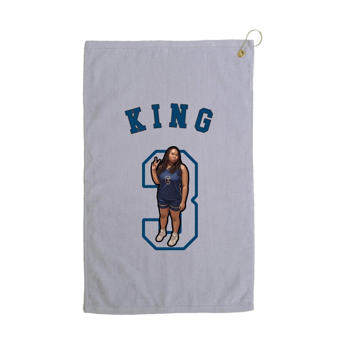 Golf Towel — Shirsey Arch in Grey