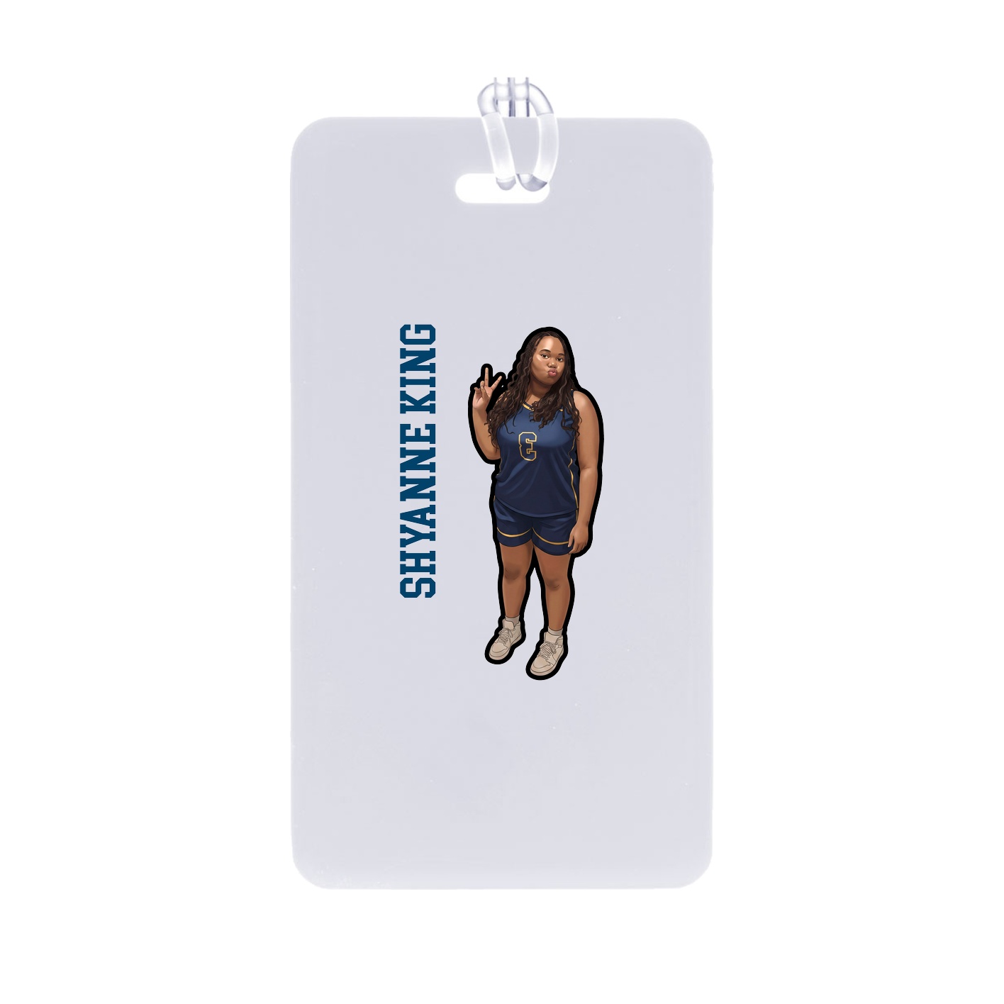 Bag Tag — Name Vertical in Classic