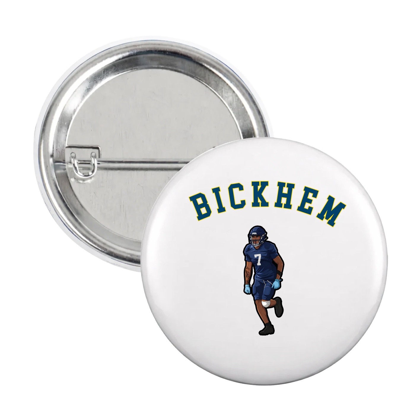 Game Day Button — Shirsey Arch in White