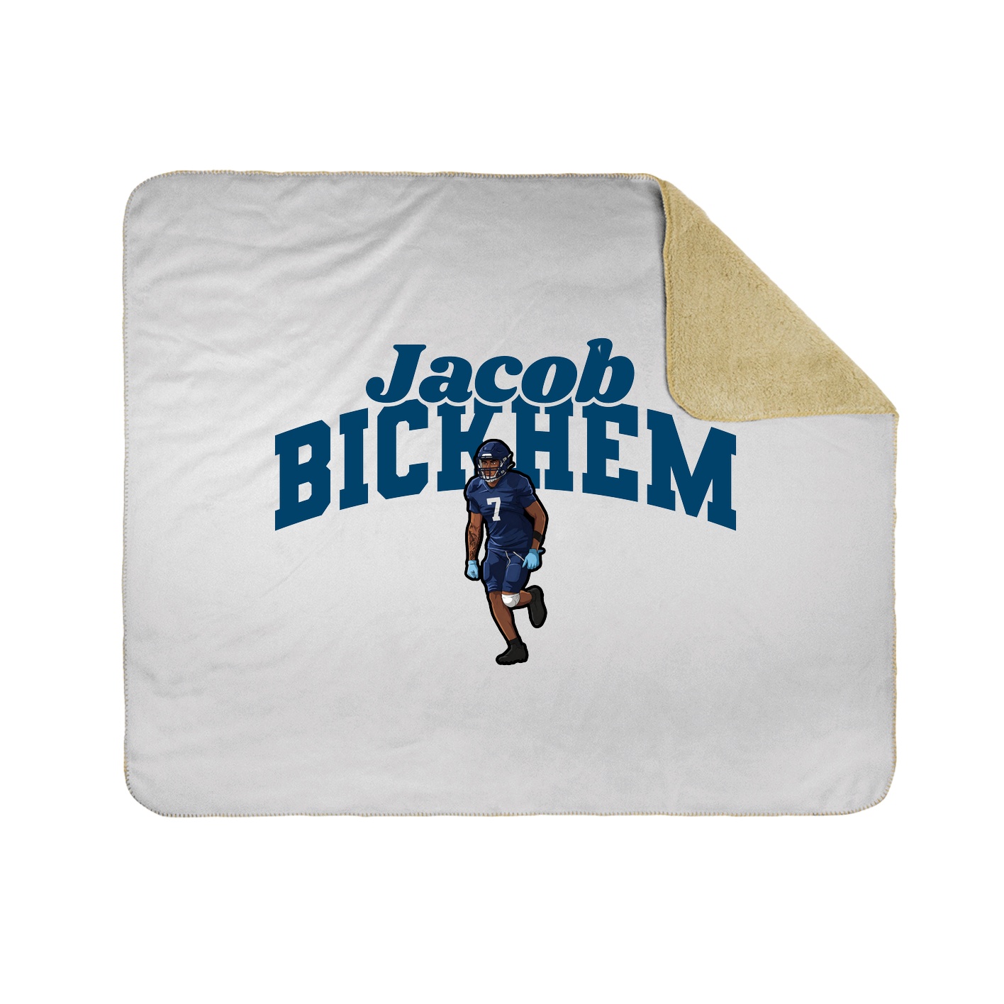 Throw Blanket — Signature Arch in White