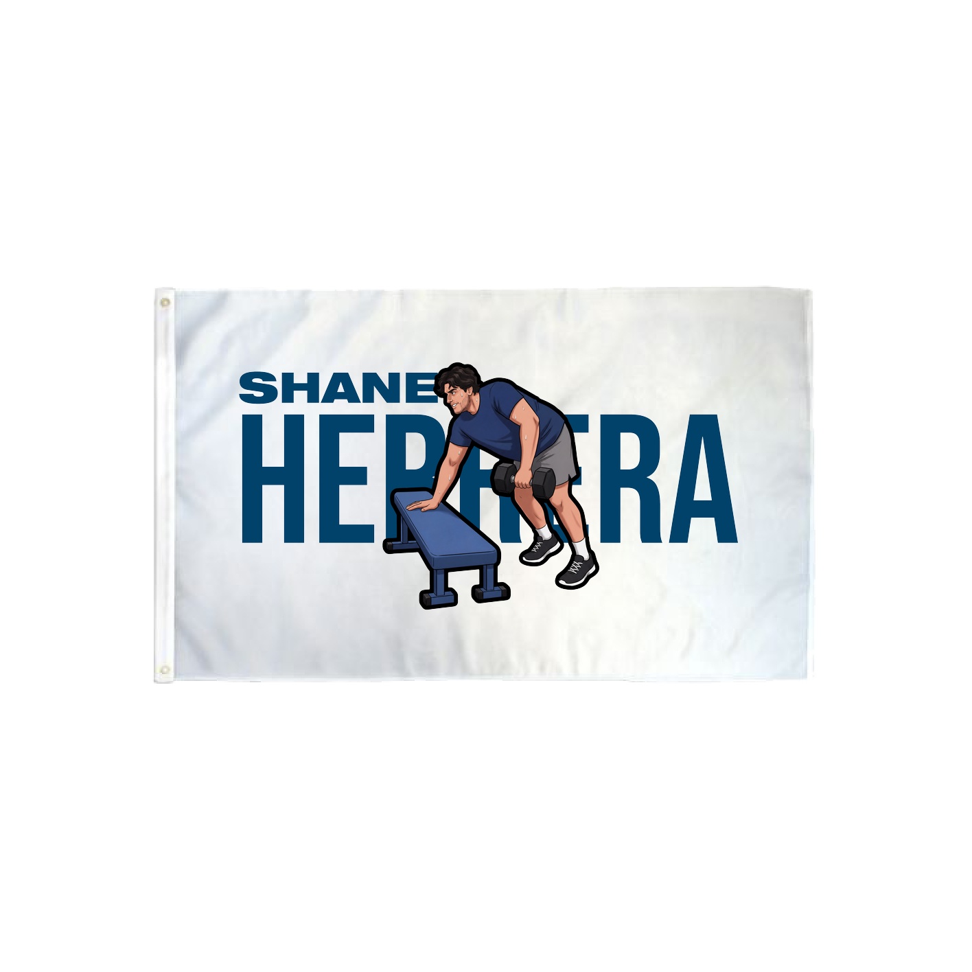 3x5 Flag — Player Name in Classic