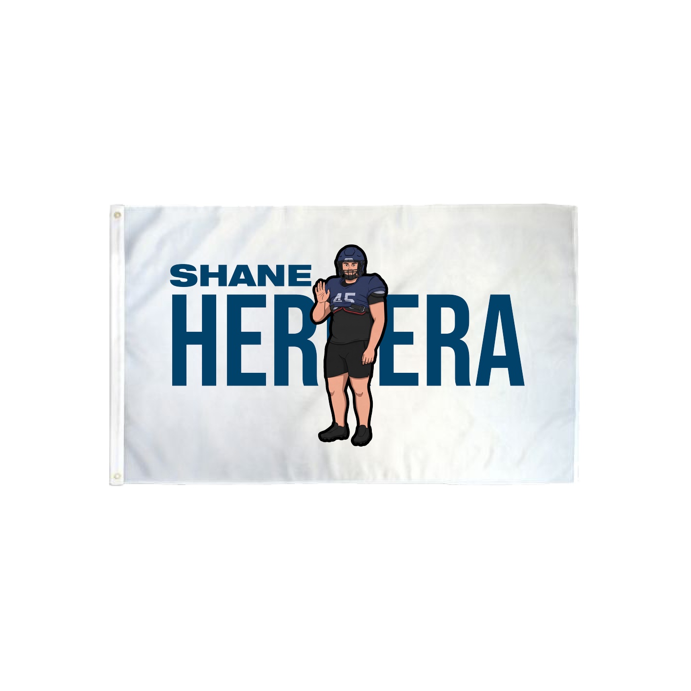 3x5 Flag — Player Name in Classic