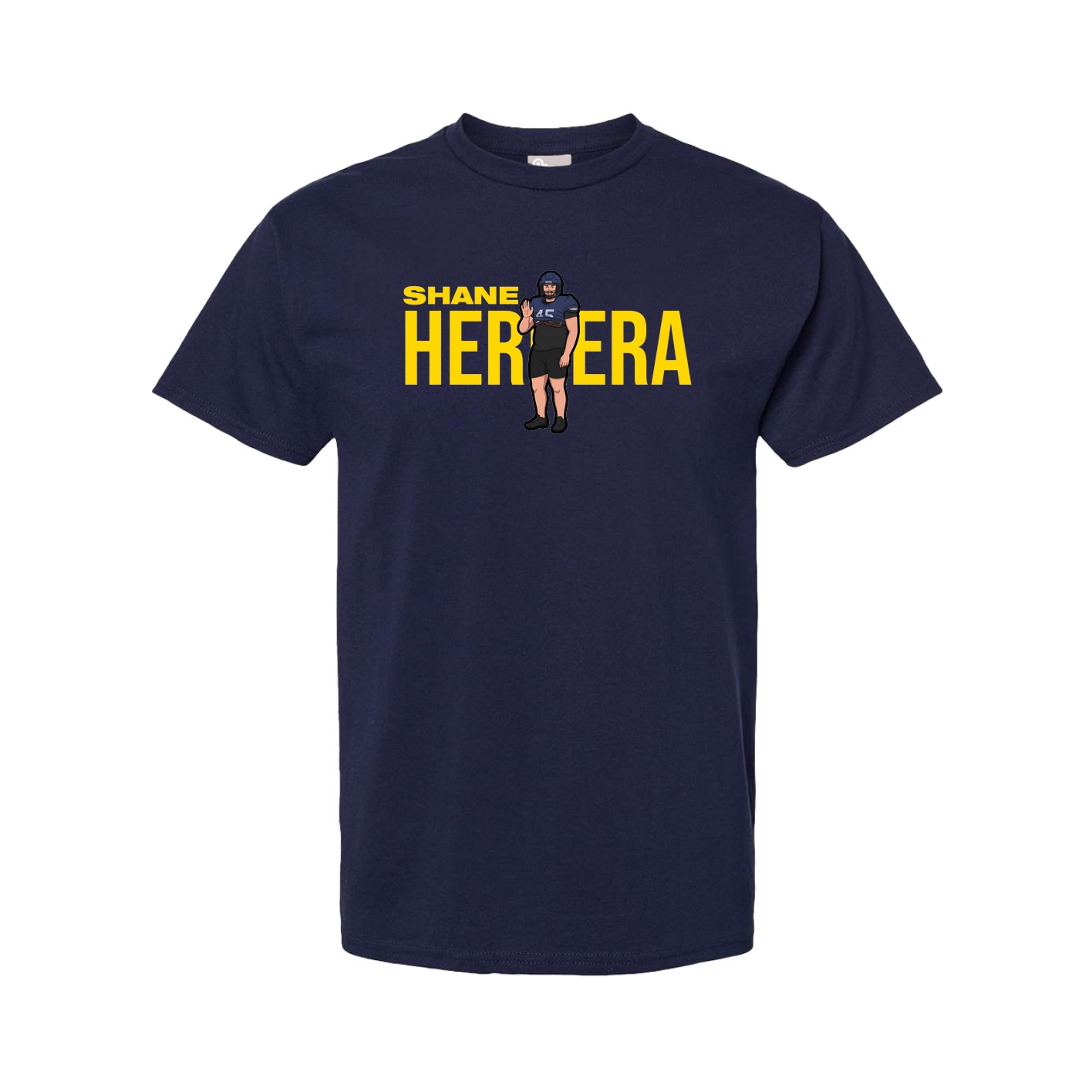 Youth Tee — Player Name in Navy