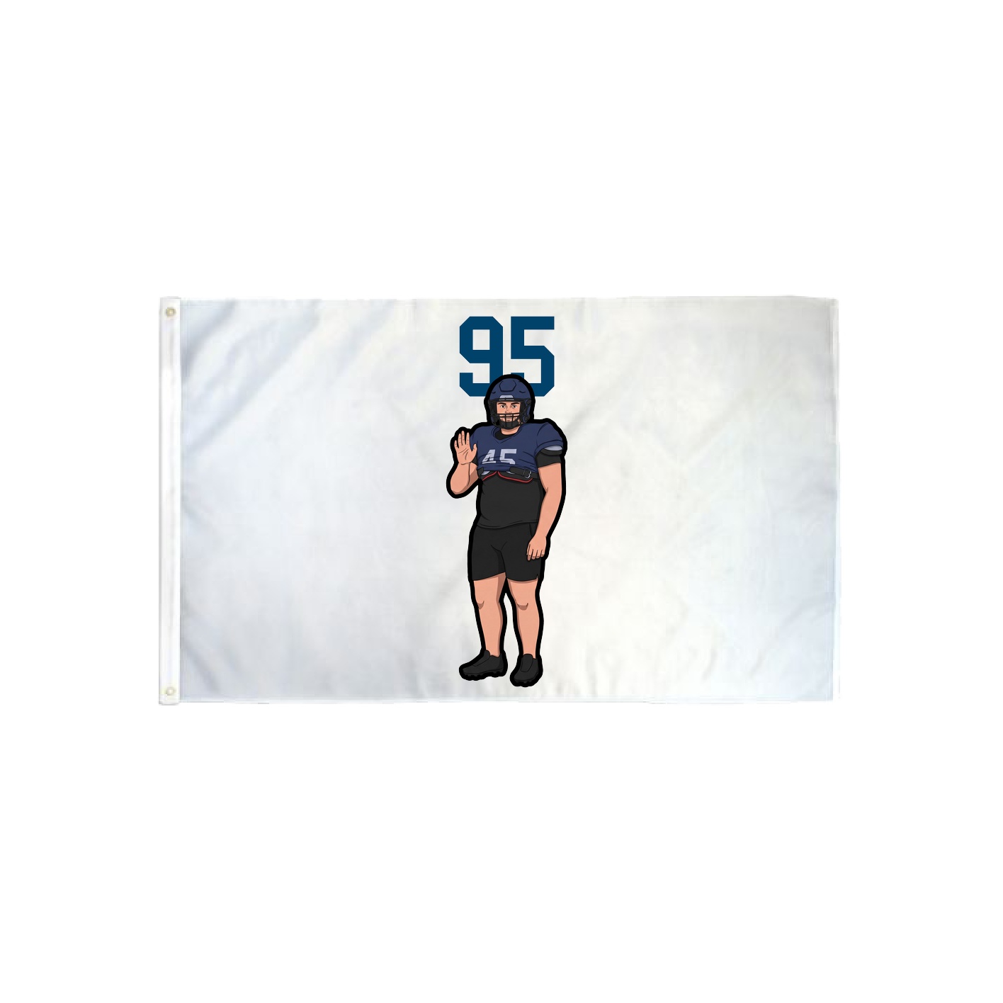 3x5 Flag — Number Top in Classic