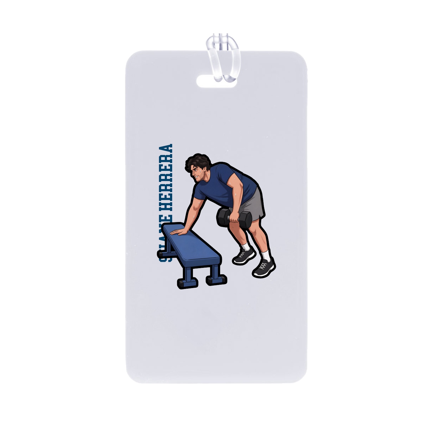 Bag Tag — Name Vertical in Classic